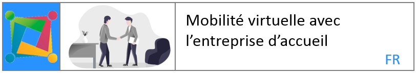 Mobilité virtuelle avec entreprise d'accueil